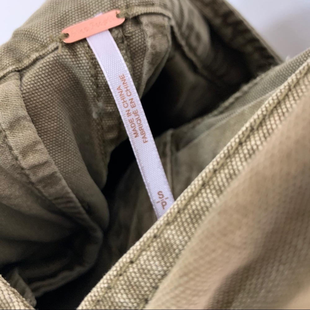 Free People Go West Utility Open Back Jumpsuit S - Picture 13 of 16